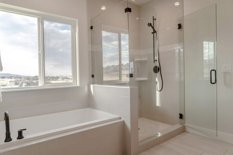 Newly Installed Modern Bathtub